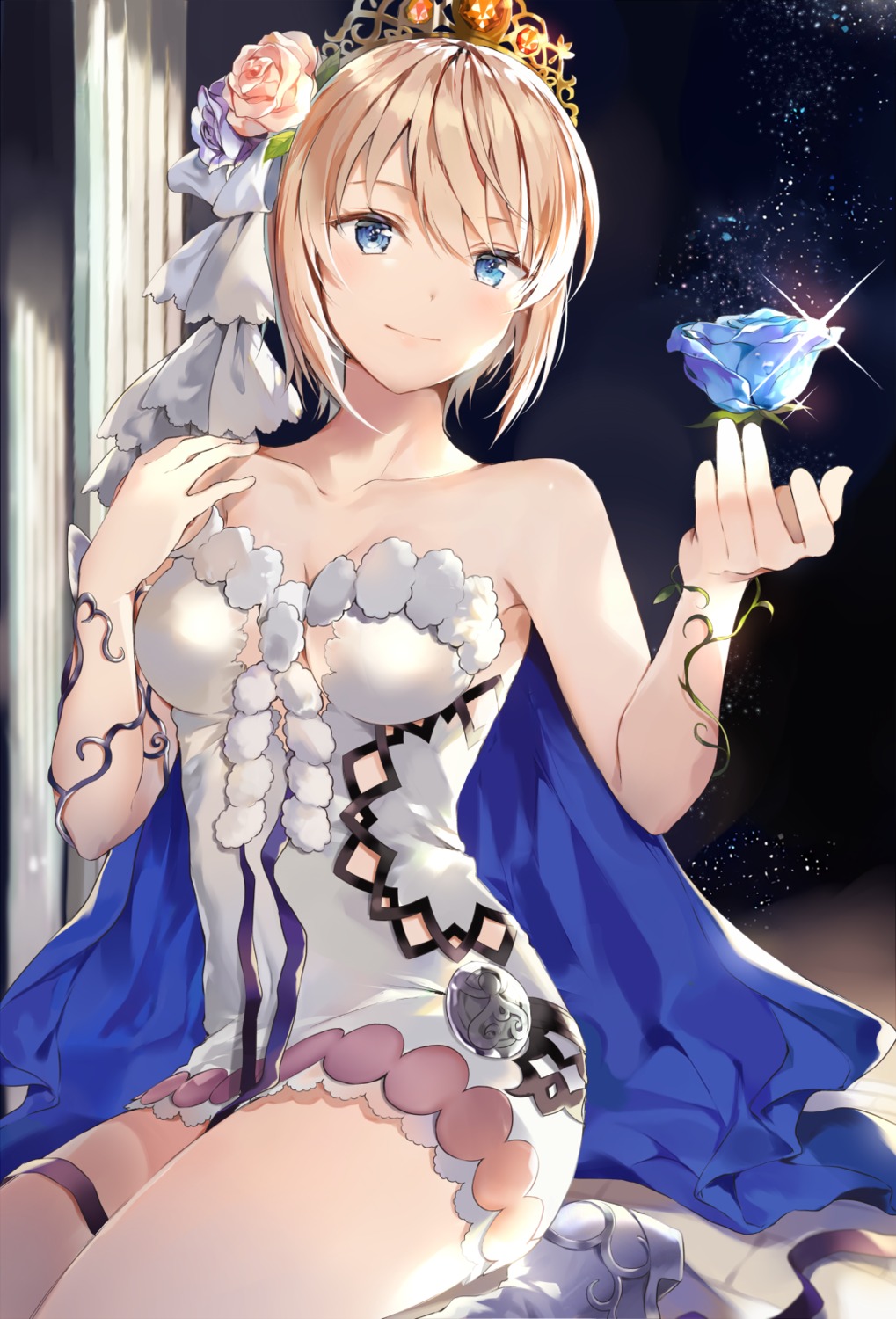 cleavage dress europa_(granblue_fantasy) granblue_fantasy heels hinahino