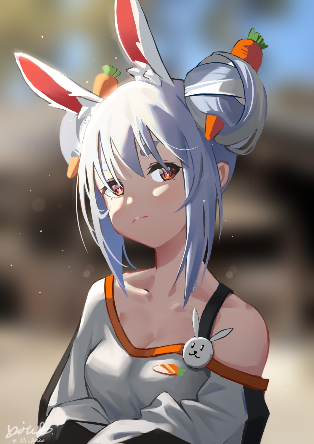 animal_ears bunny_ears cleavage hololive usada_pekora xiu_kukkii