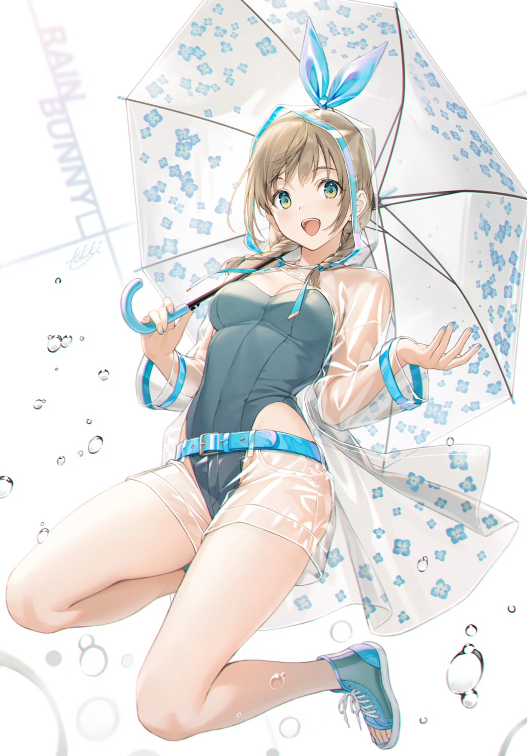 bunny_girl see_through tokki umbrella