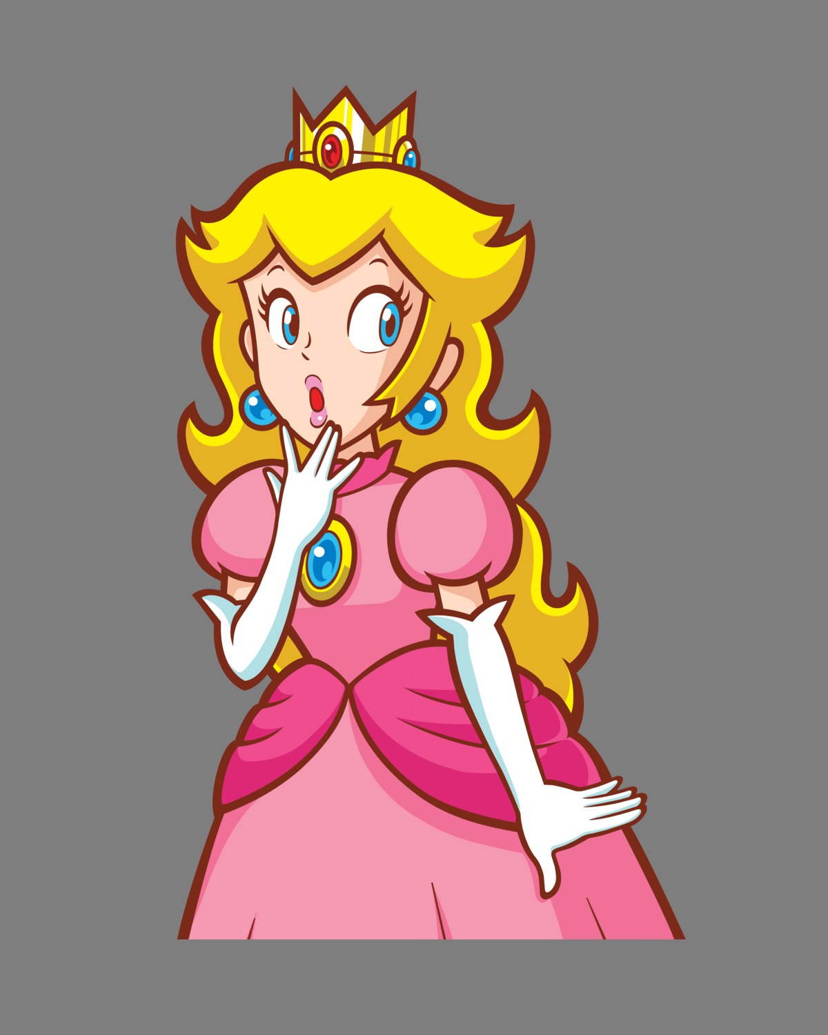 mario_bros. princess_peach_toadstool transparent_png