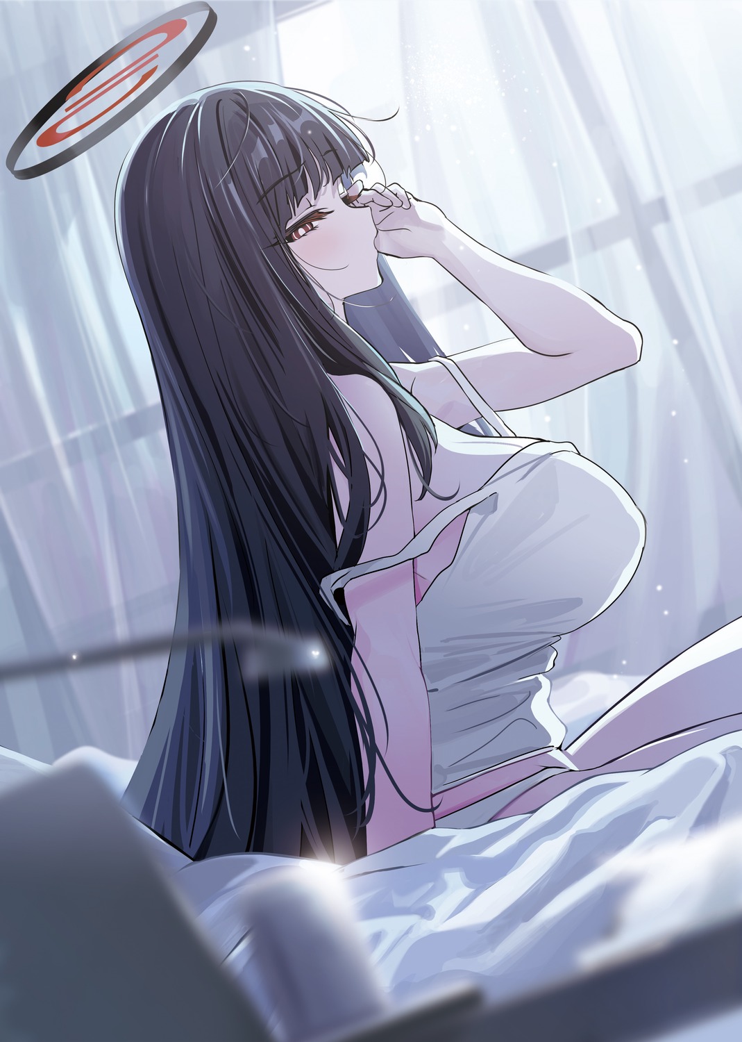 blue_archive halo lingerie pantsu tsukatsuki_rio yuki_(asayuki101)