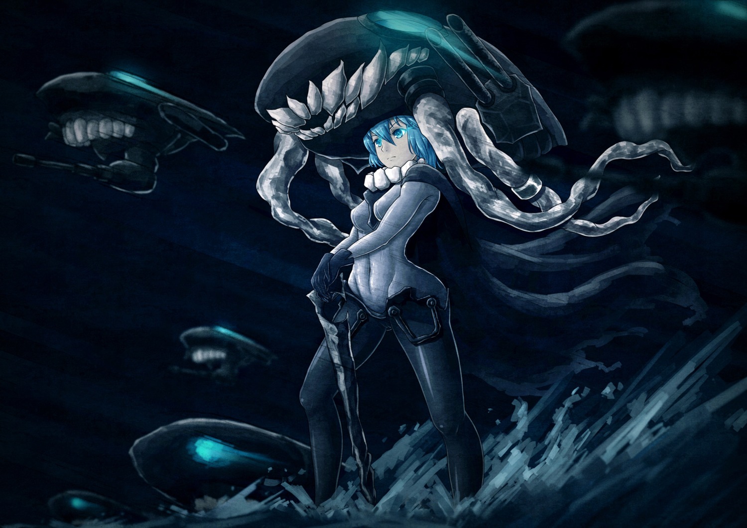 bodysuit i-class_destroyer kantai_collection tentacles tie_(yutie1990) wo-class_aircraft_carrier