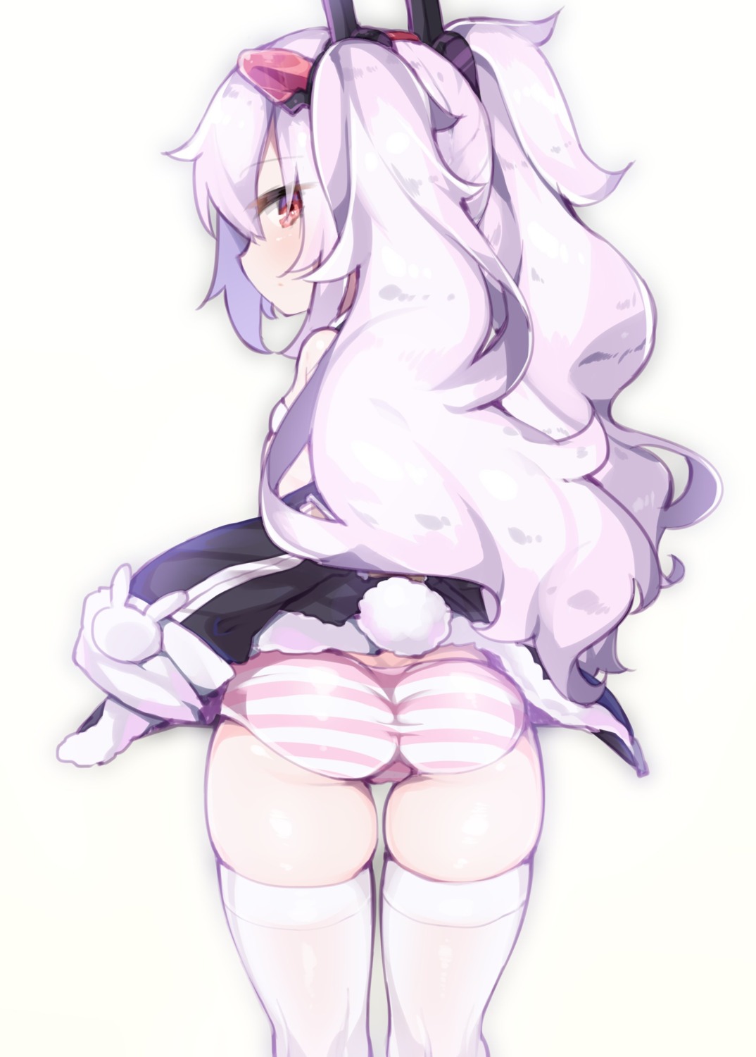 ass azur_lane laffey_(azur_lane) loli pantsu shimapan tail thighhighs tomo_(ryo_i_so_)