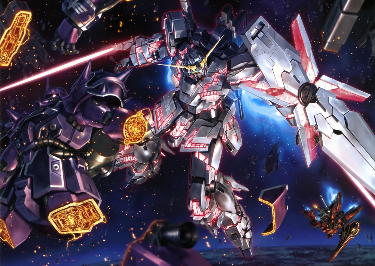 gundam gundam_unicorn mecha unicorn_gundam