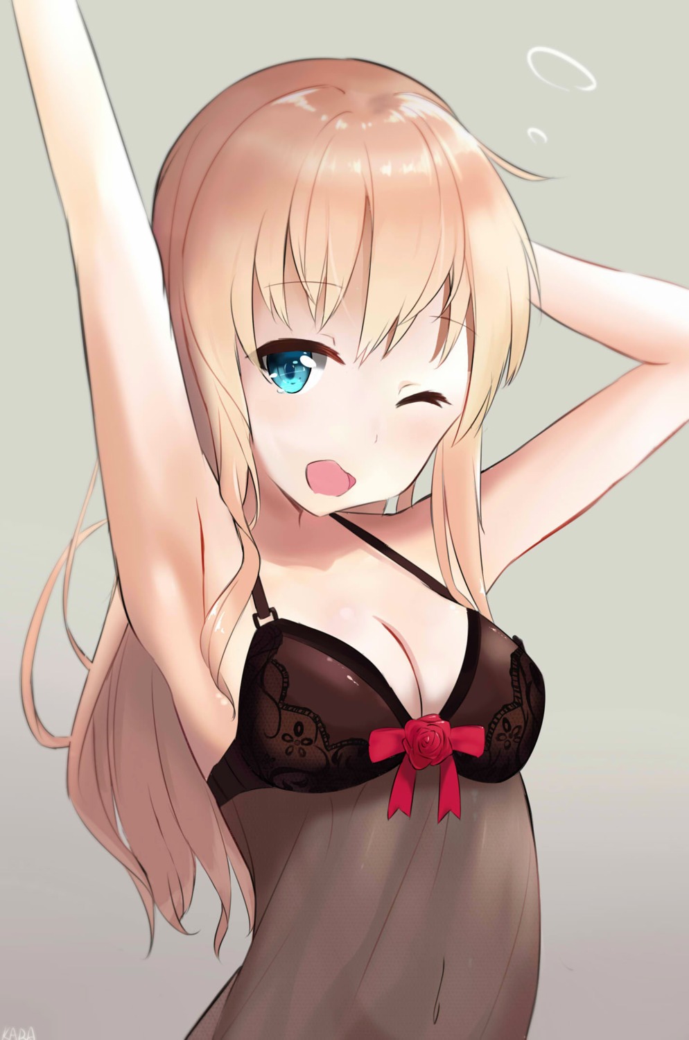 cleavage color1087 kantai_collection lingerie see_through warspite_(kancolle)