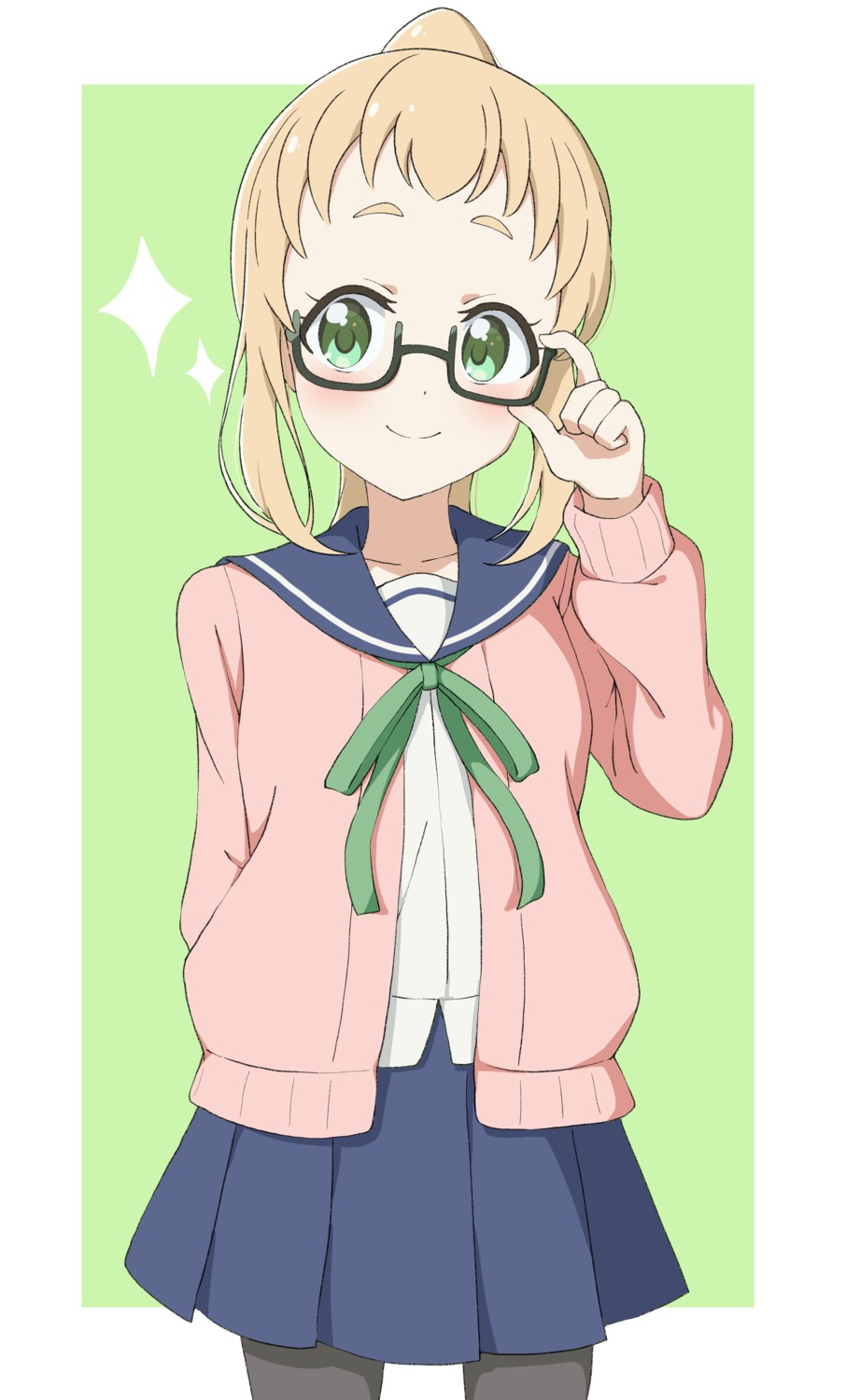 crust_gm0 inose_mai koisuru_asteroid megane pantyhose seifuku sweater