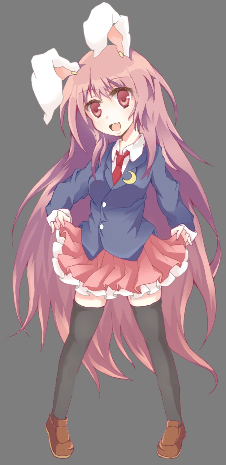 animal_ears reisen_udongein_inaba suica_(namamen) thighhighs touhou transparent_png