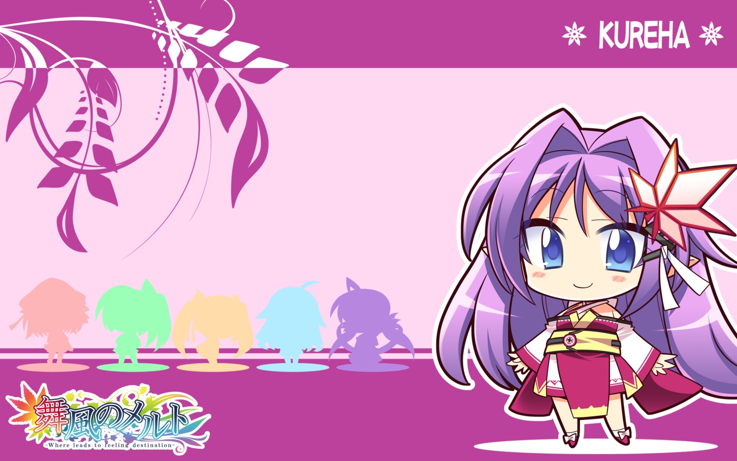 chibi elf komowata_haruka kureha_(maikaze_no_melt) maikaze_no_melt pointy_ears wallpaper