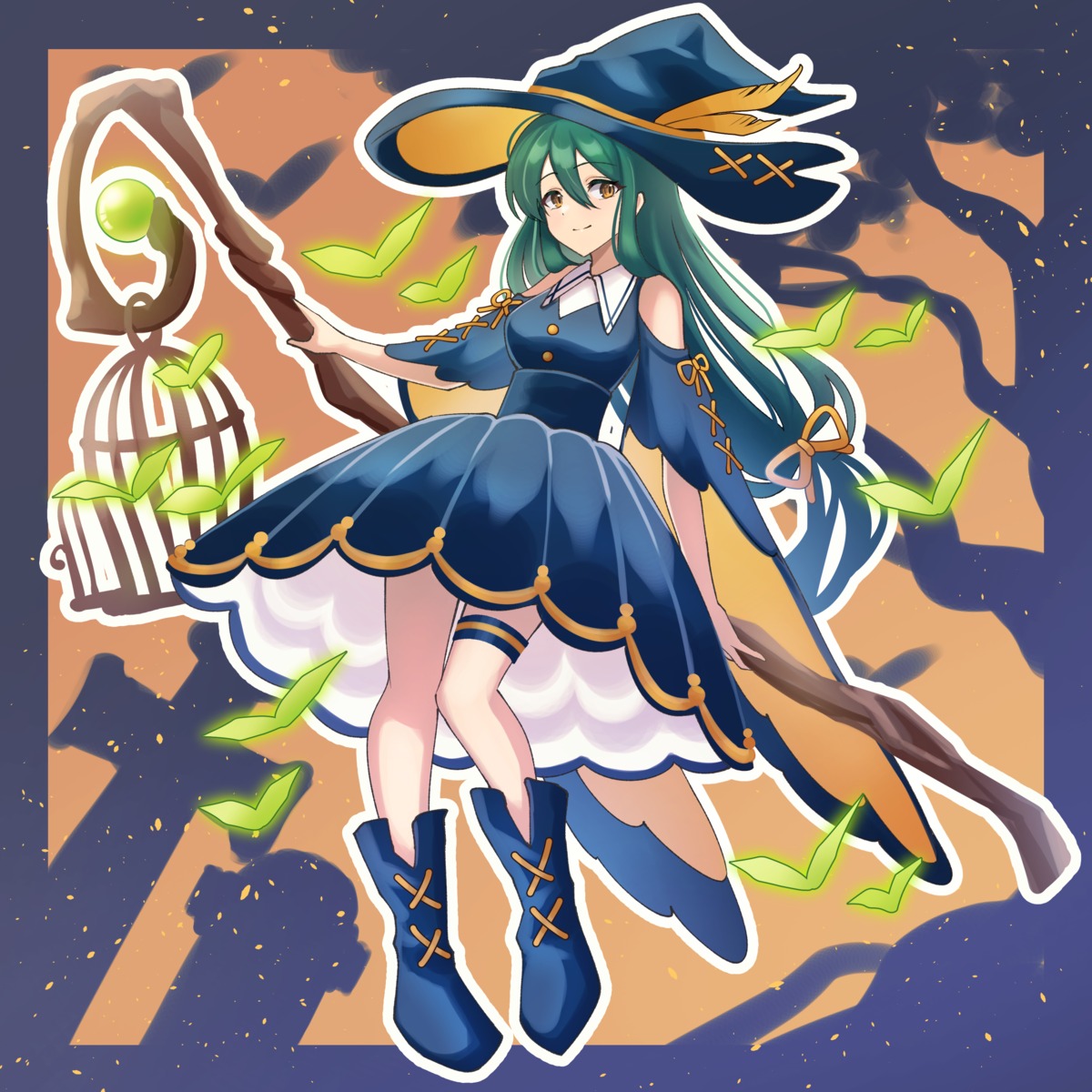 dress garter halloween my_my_tsumuri witch