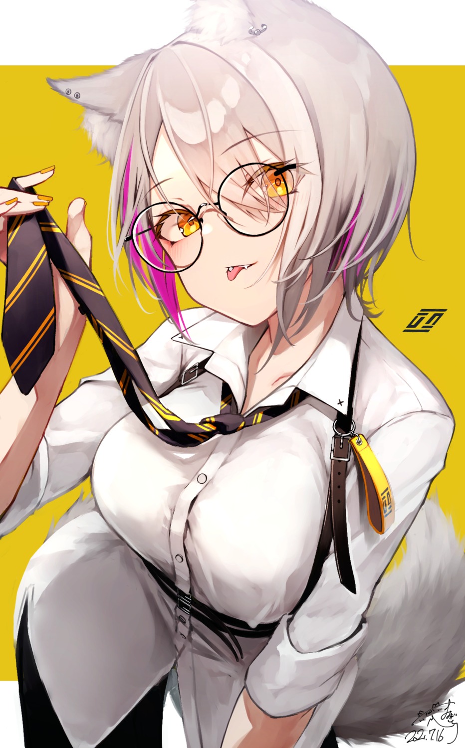 animal_ears mayogii megane tail