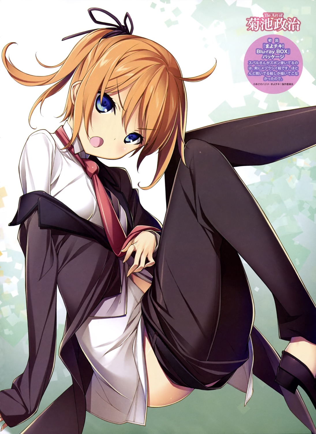 crossdress heels kikuchi_seiji konoe_subaru mayo_chiki! open_shirt