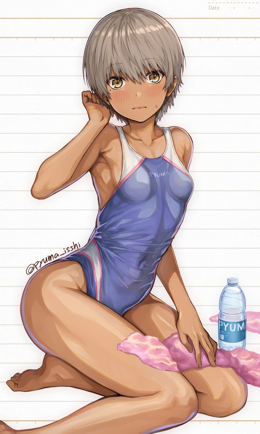 puma_(hyuma1219) swimsuits wet