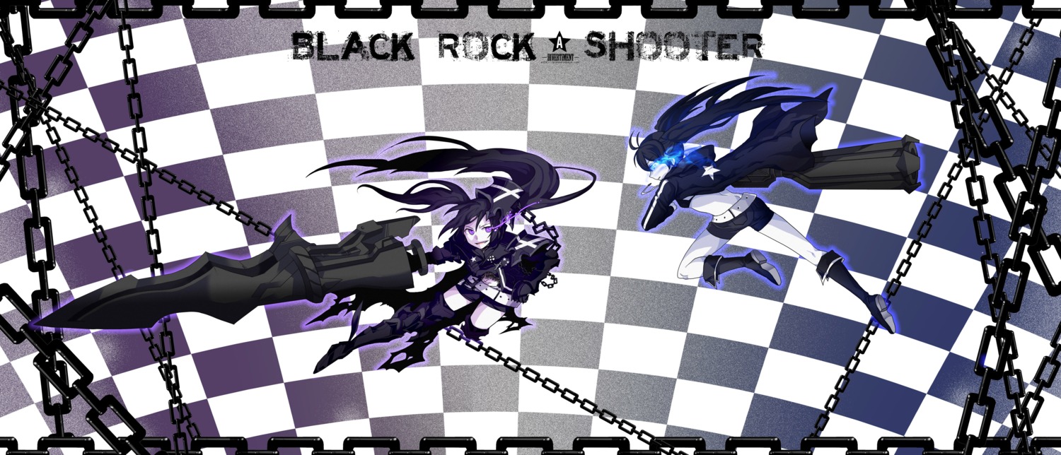 black_rock_shooter black_rock_shooter_(character) diverti insane_black_rock_shooter vocaloid
