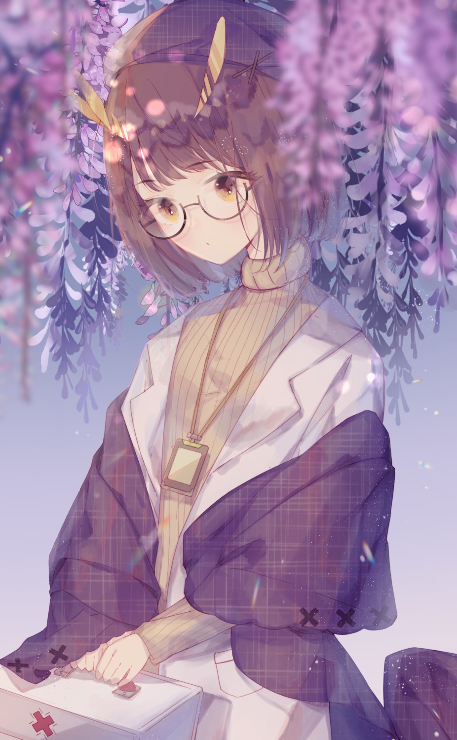 shuimian eru arknights silent (arknights) megane sweater | #643590 ...