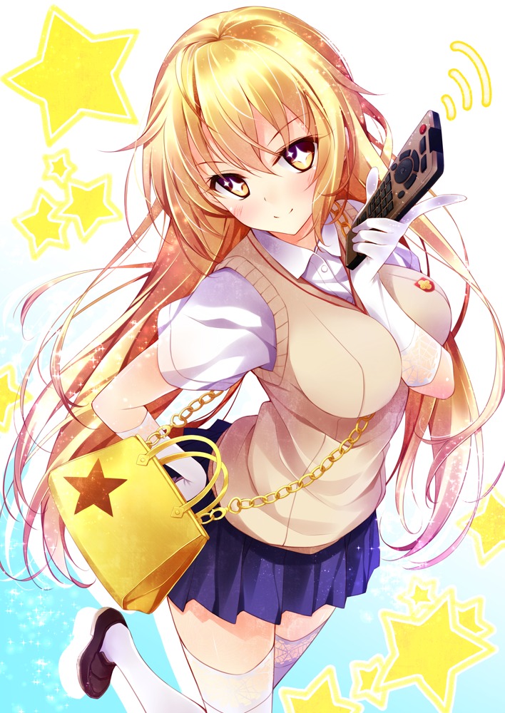 hayakawa_harui seifuku shokuhou_misaki thighhighs toaru_kagaku_no_railgun toaru_majutsu_no_index