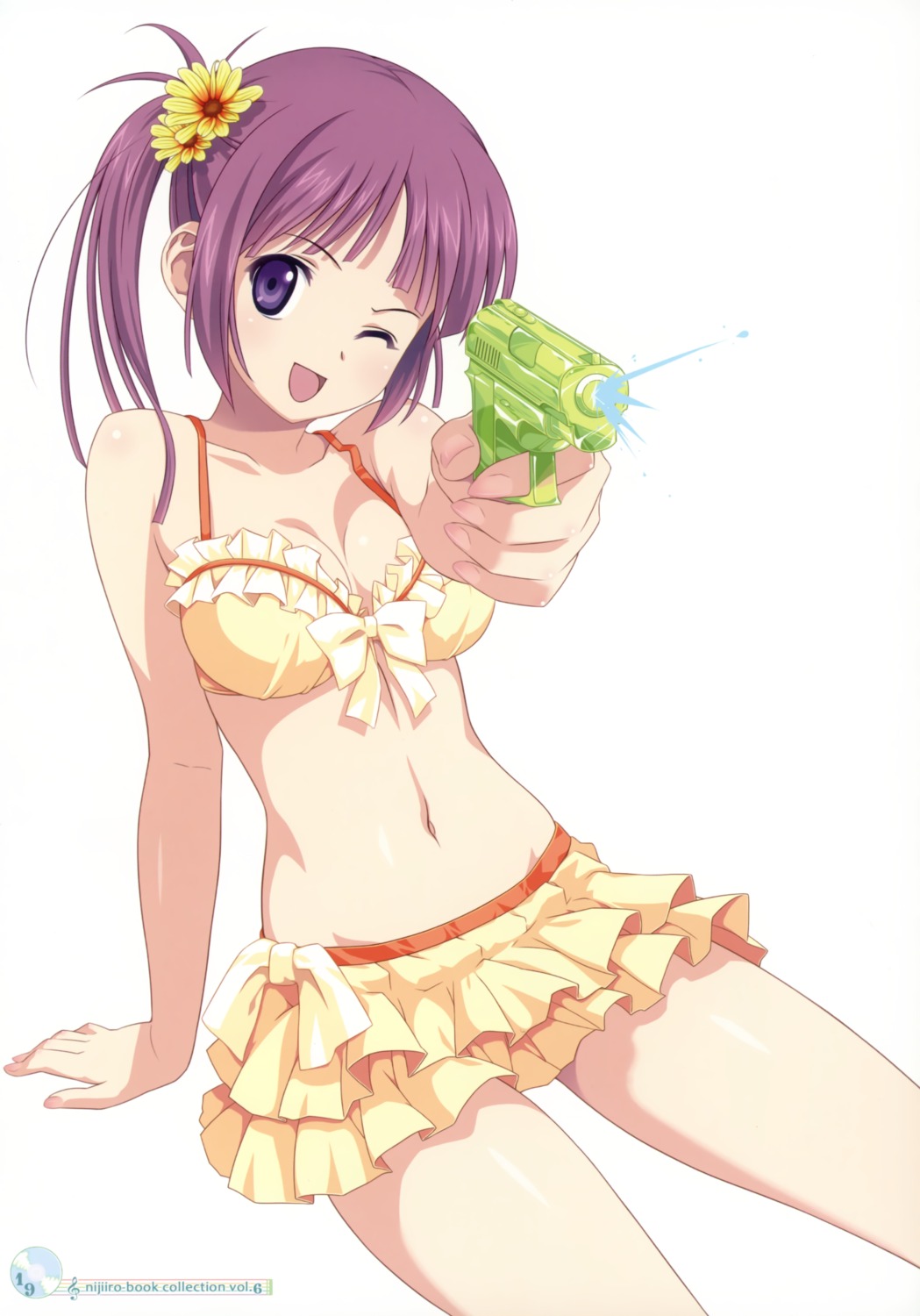 bikini cleavage koutaro nijiiro_zakura swimsuits