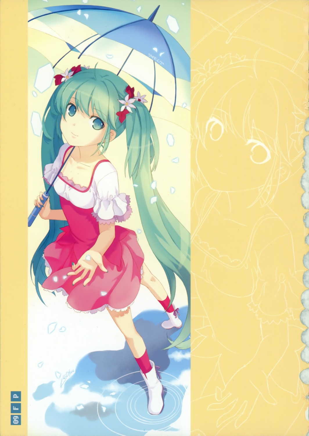 dress h2so4 hatsune_miku island_of_horizon melt_(vocaloid) summer_dress vocaloid