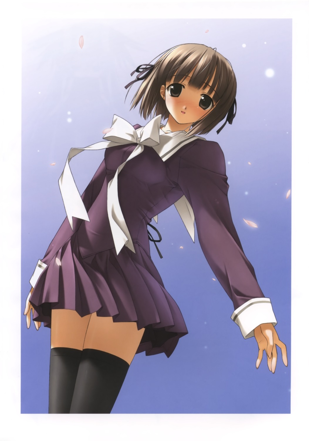 hashimoto_takashi seifuku thighhighs