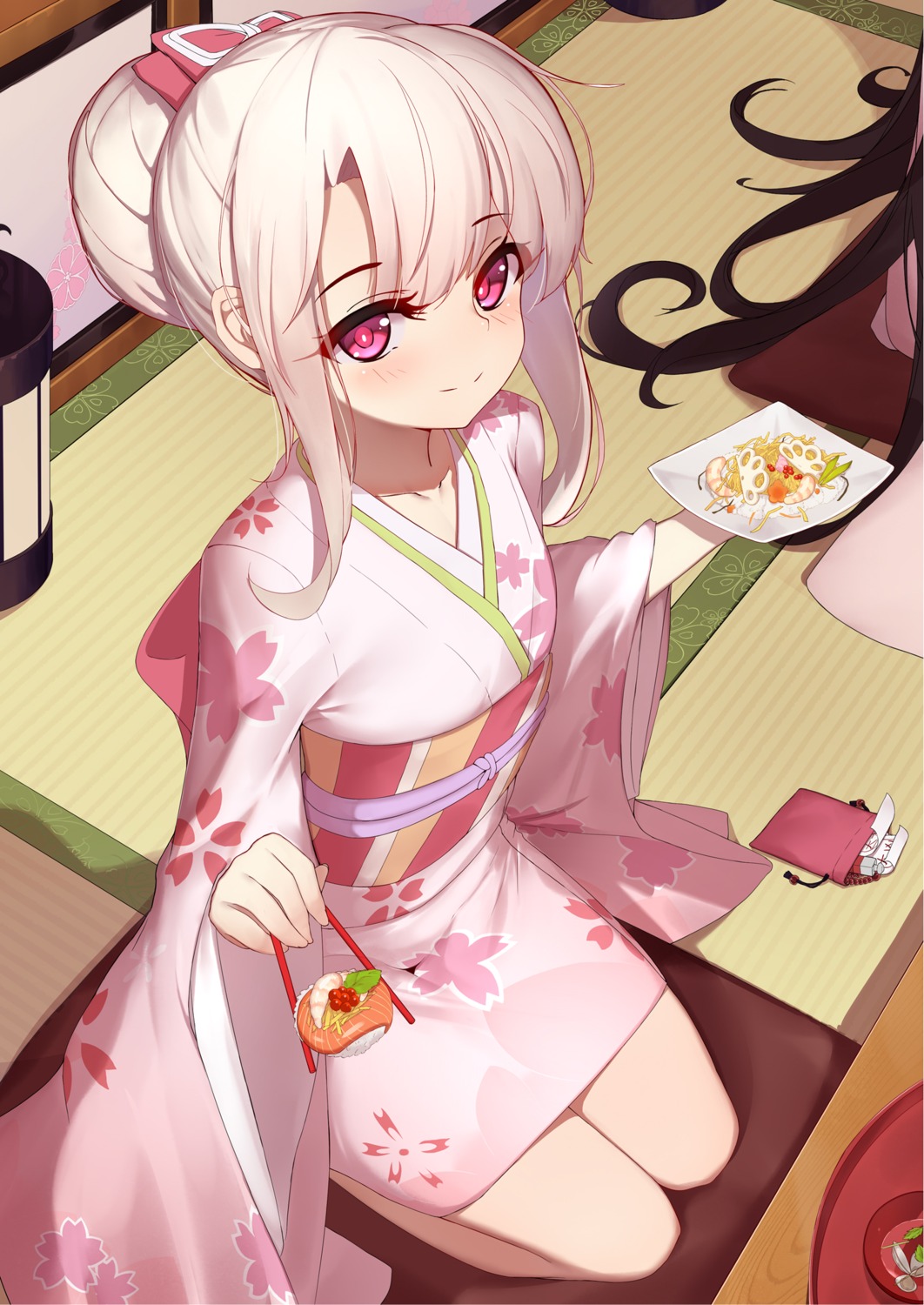 fate/kaleid_liner_prisma_illya fate/stay_night illyasviel_von_einzbern kimono langya_beike