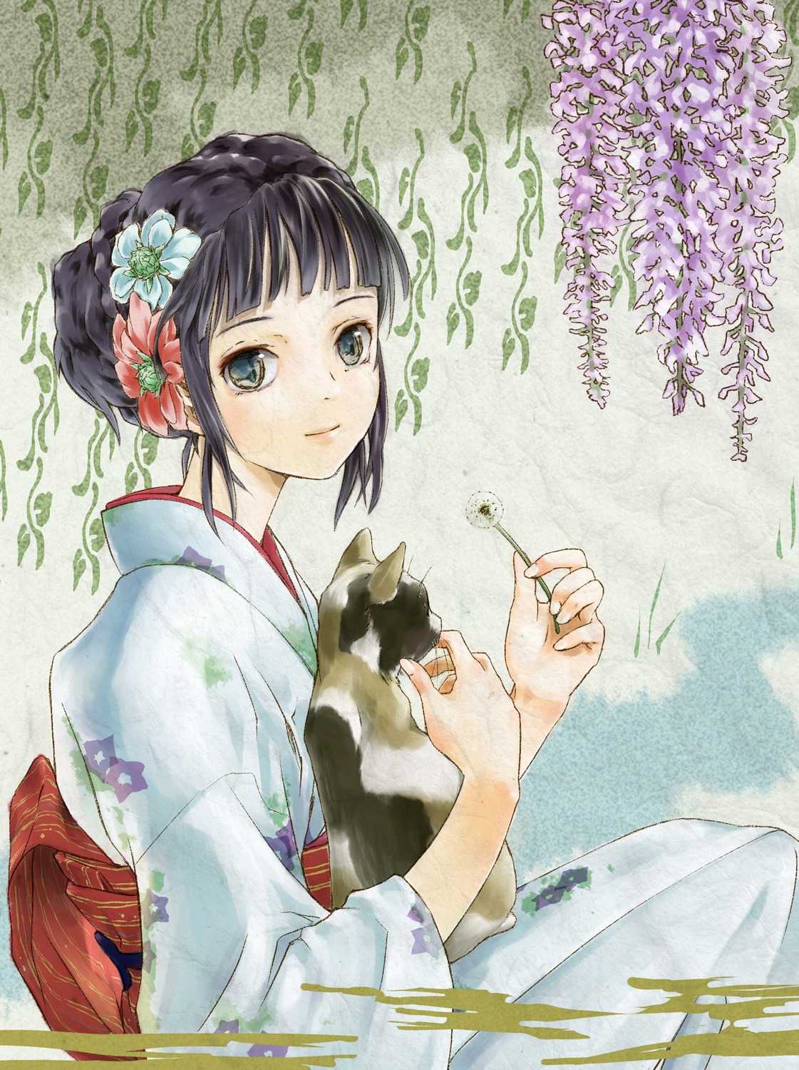 kimono neko satou_kou