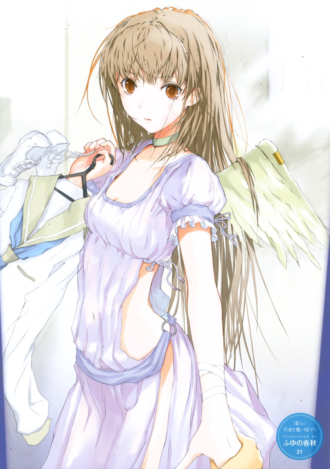 dress fuyuno_haruaki wings