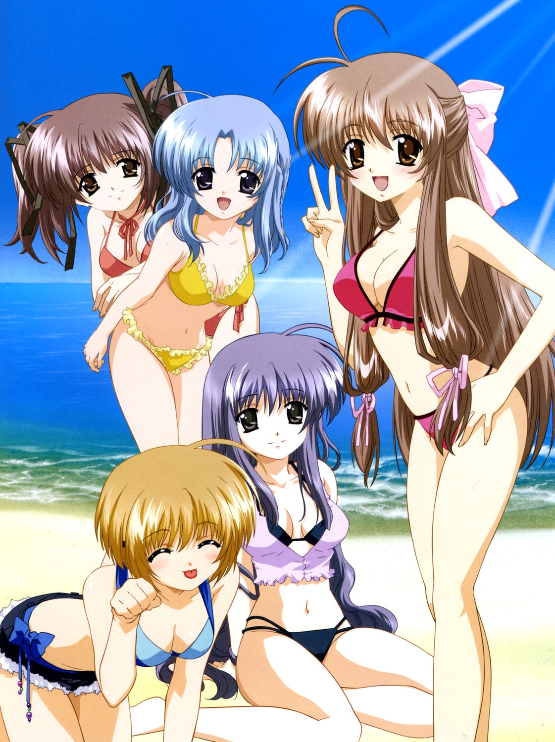 akane_mizuhara bikini emiho_mutsu final_approach miki_moriya shizuka_masuda swimsuits yurika_menou