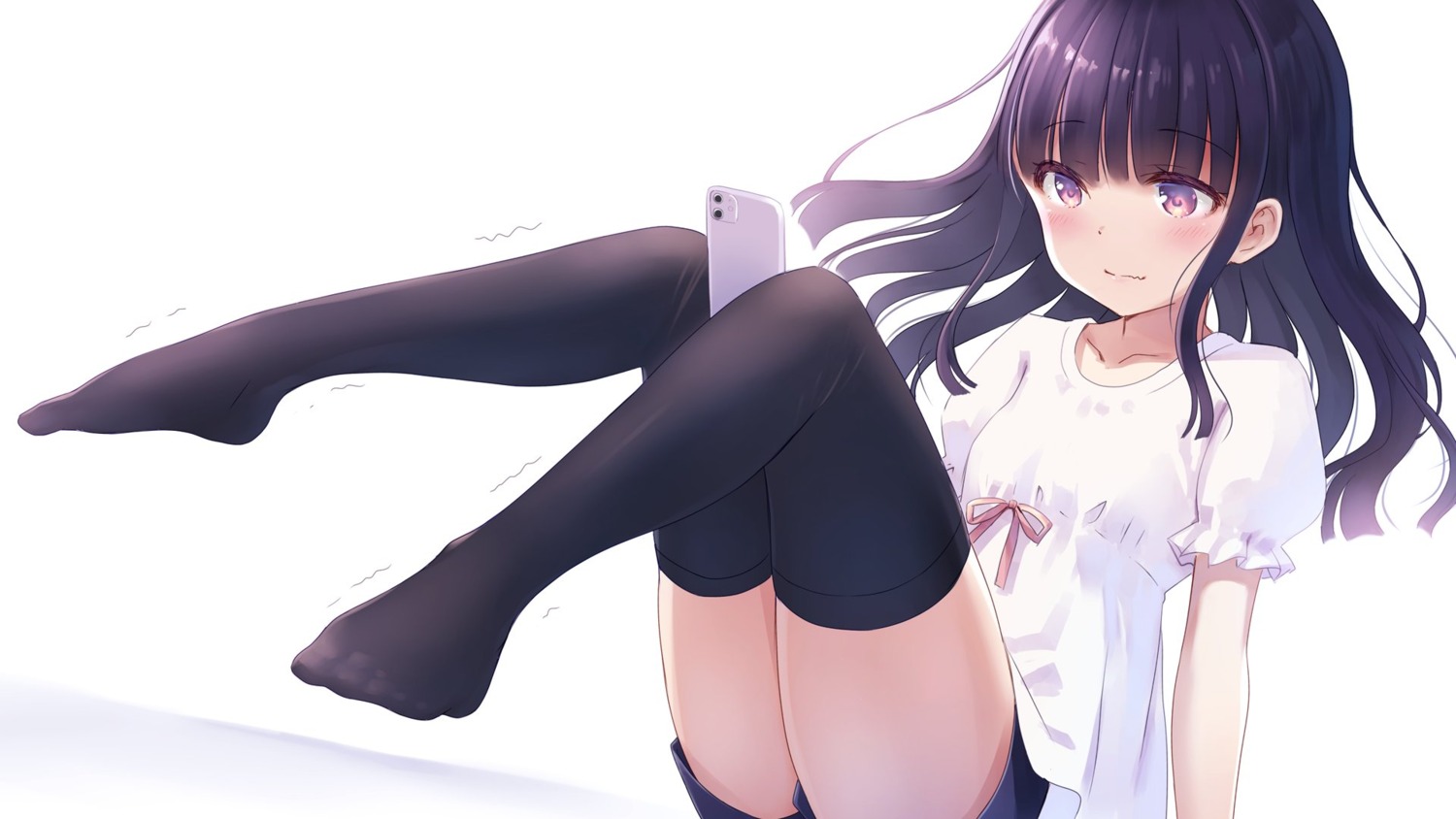 feet na-ga thighhighs wallpaper