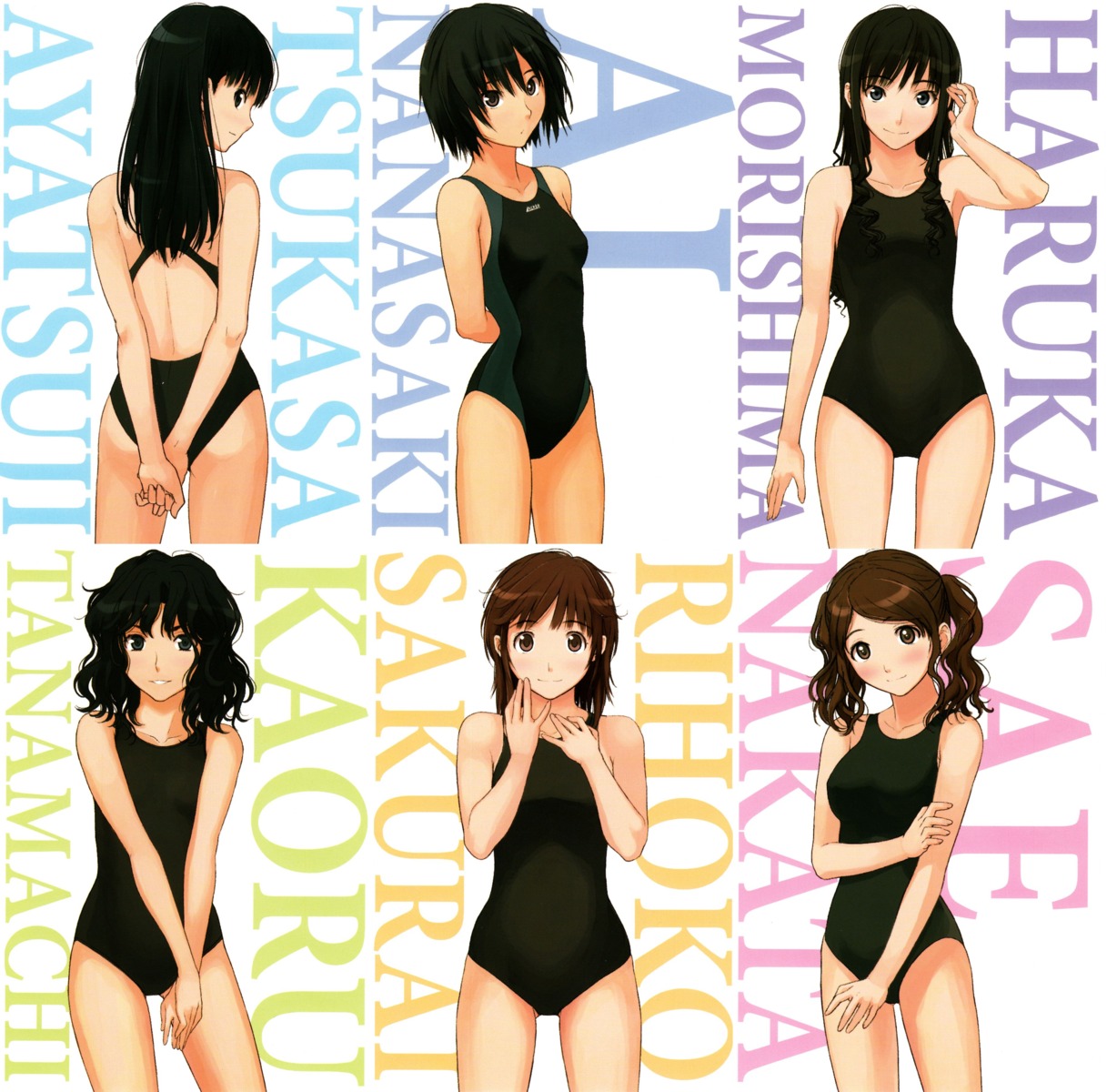 amagami ayatsuji_tsukasa morishima_haruka nakata_sae nanasaki_ai sakurai_rihoko screening swimsuits takayama_kisai tanamachi_kaoru