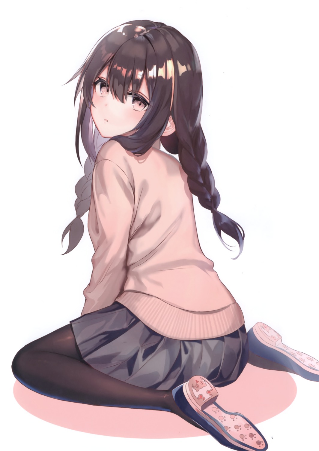 burittohiroba kouyafu pantyhose seifuku sweater