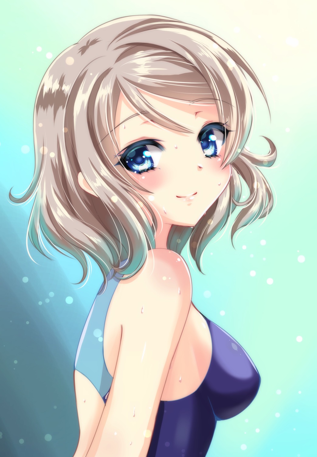 love_live!_(series) love_live!_sunshine!! setsuna_rio swimsuits watanabe_you wet