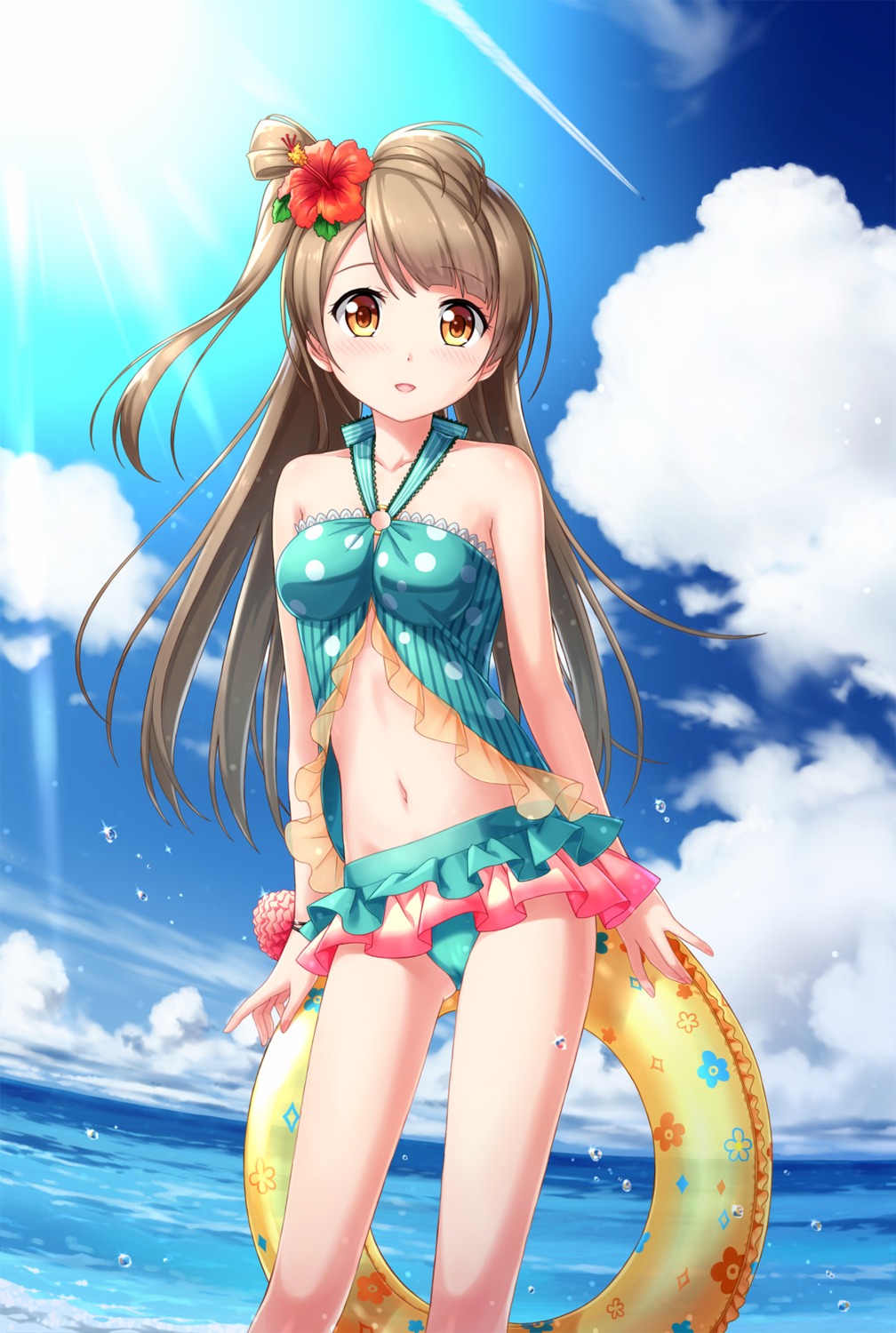 love_live! minami_kotori swimsuits tucana