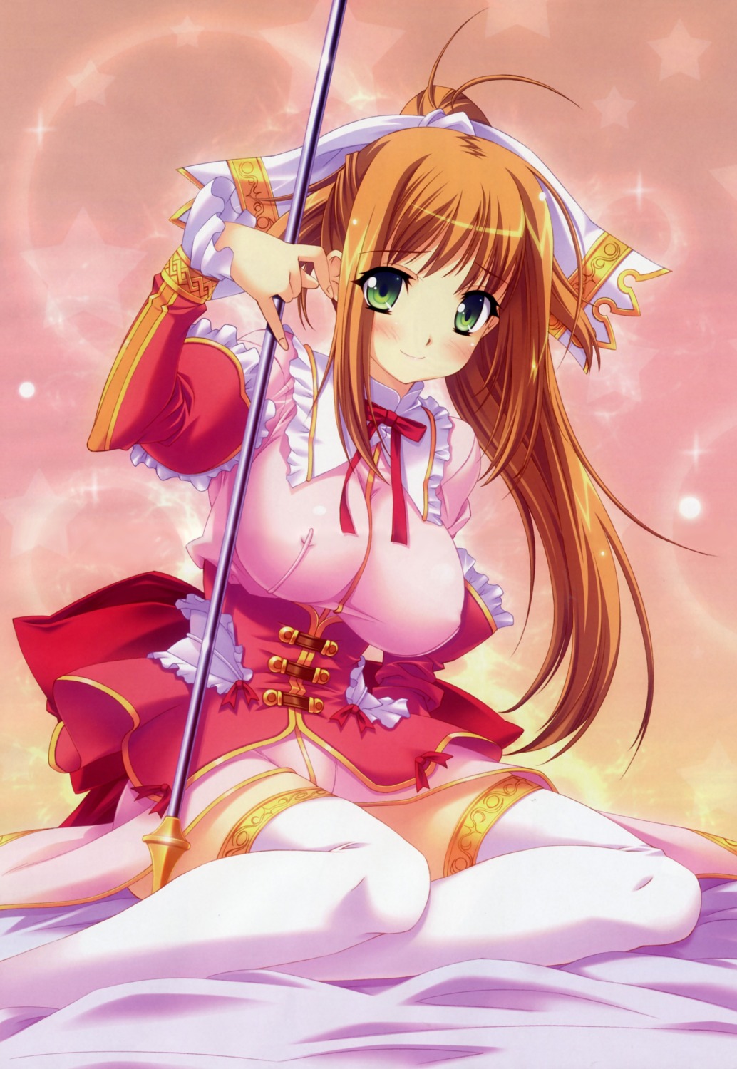 erect_nipples mylius_the_gold_experience shinozuka_atsuto thighhighs tri_stars