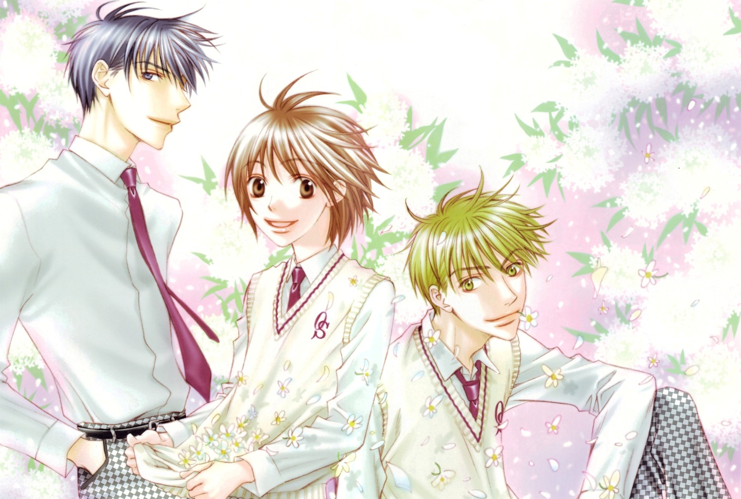 ashiya_mizuki hanazakari_no_kimitachi_e nakajou_hisaya nakatsu_shuuichi sano_izumi