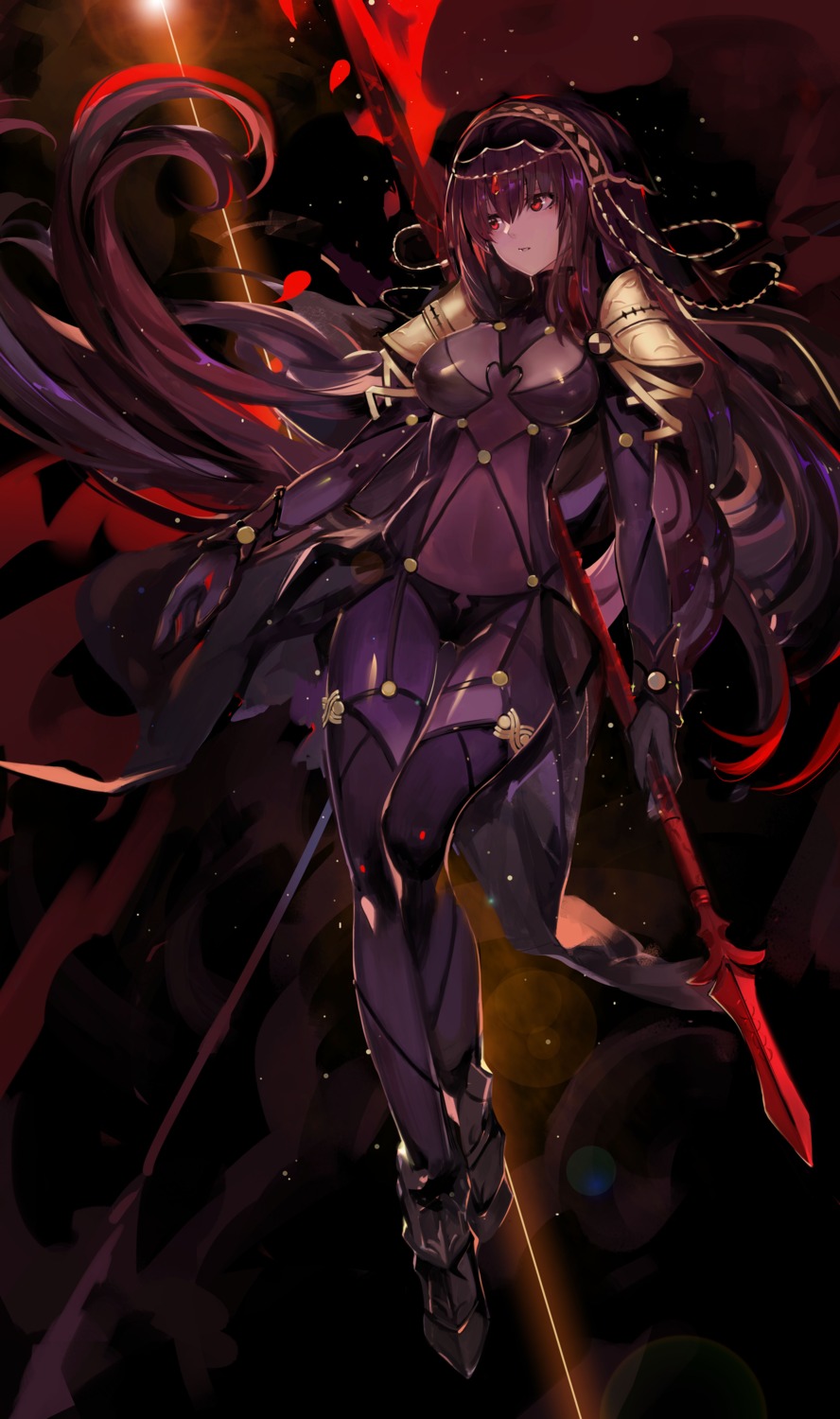 armor bodysuit fate/grand_order saberiii scathach_(fate/grand_order) weapon