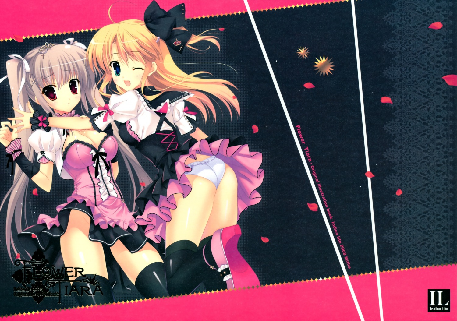 cleavage fixed indico_lite lolita_fashion mitha nopan pantsu thighhighs