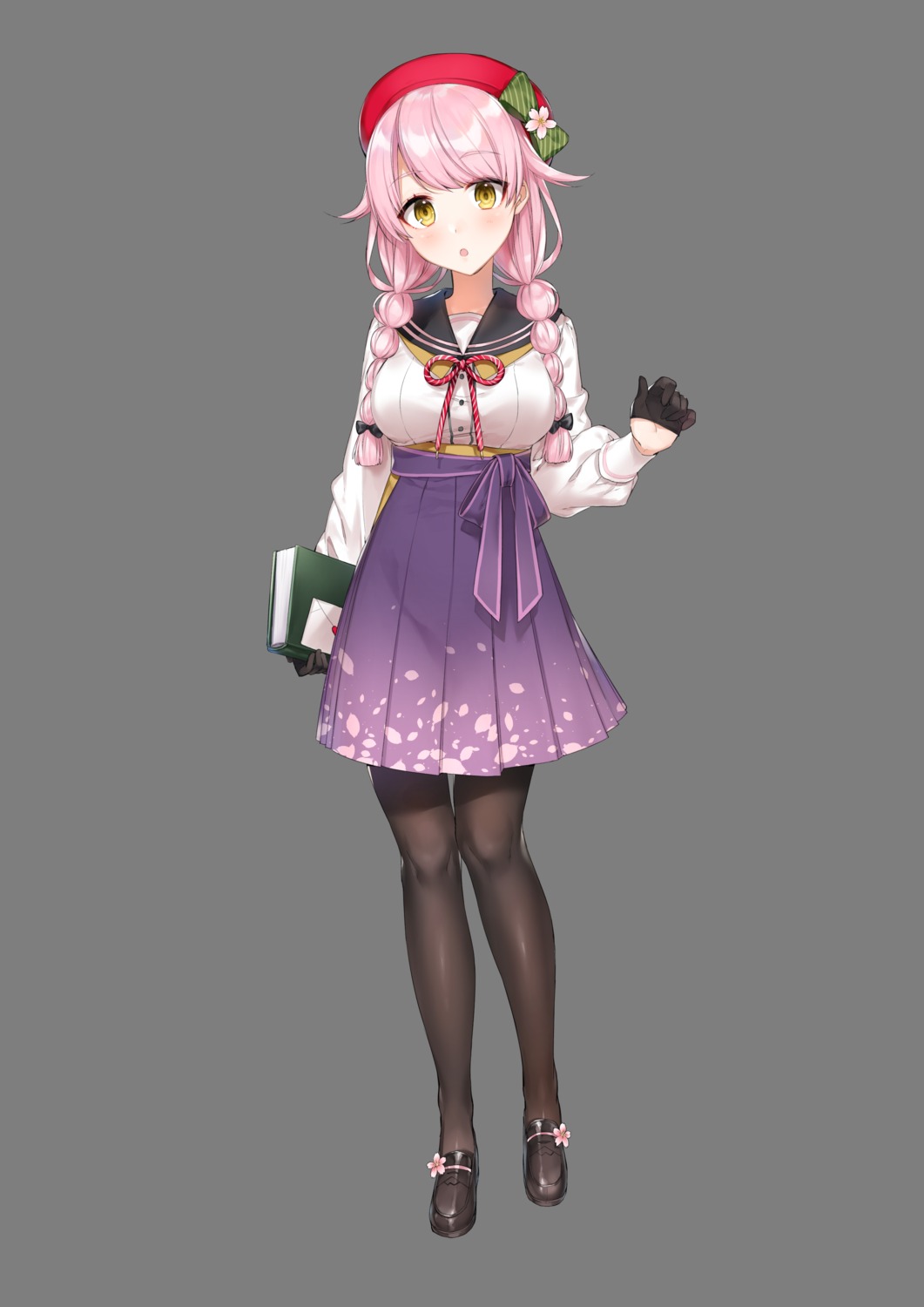 nagato_sakura onsen_musume pantyhose seifuku shirako_miso transparent_png