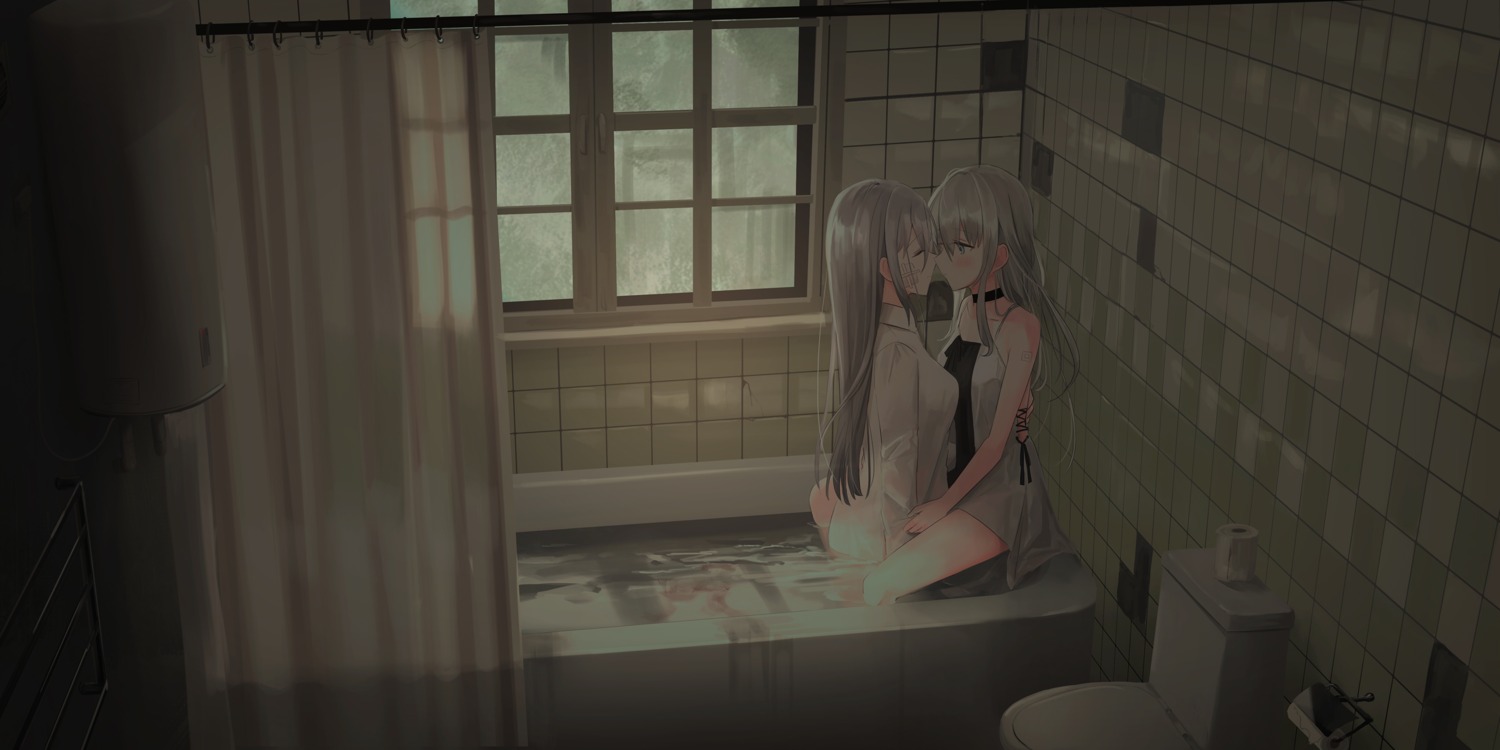 bathing chihuri dress wet yuri