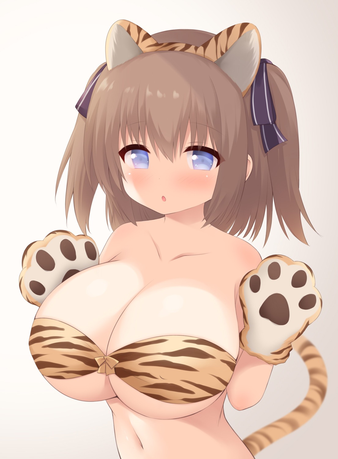 animal_ears bikini_top swimsuits tail yumezakura