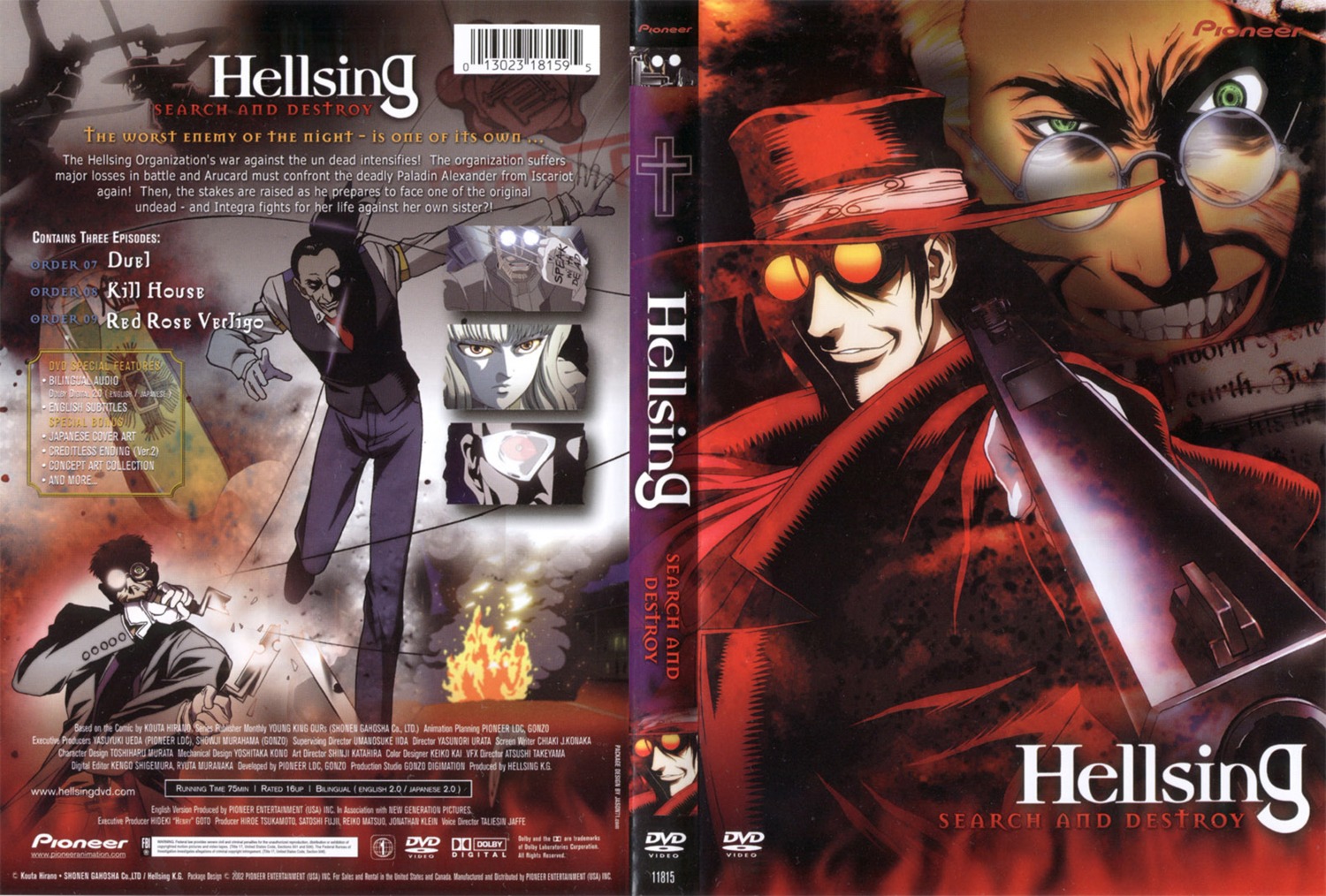 Hellsing, Dubbing Wikia
