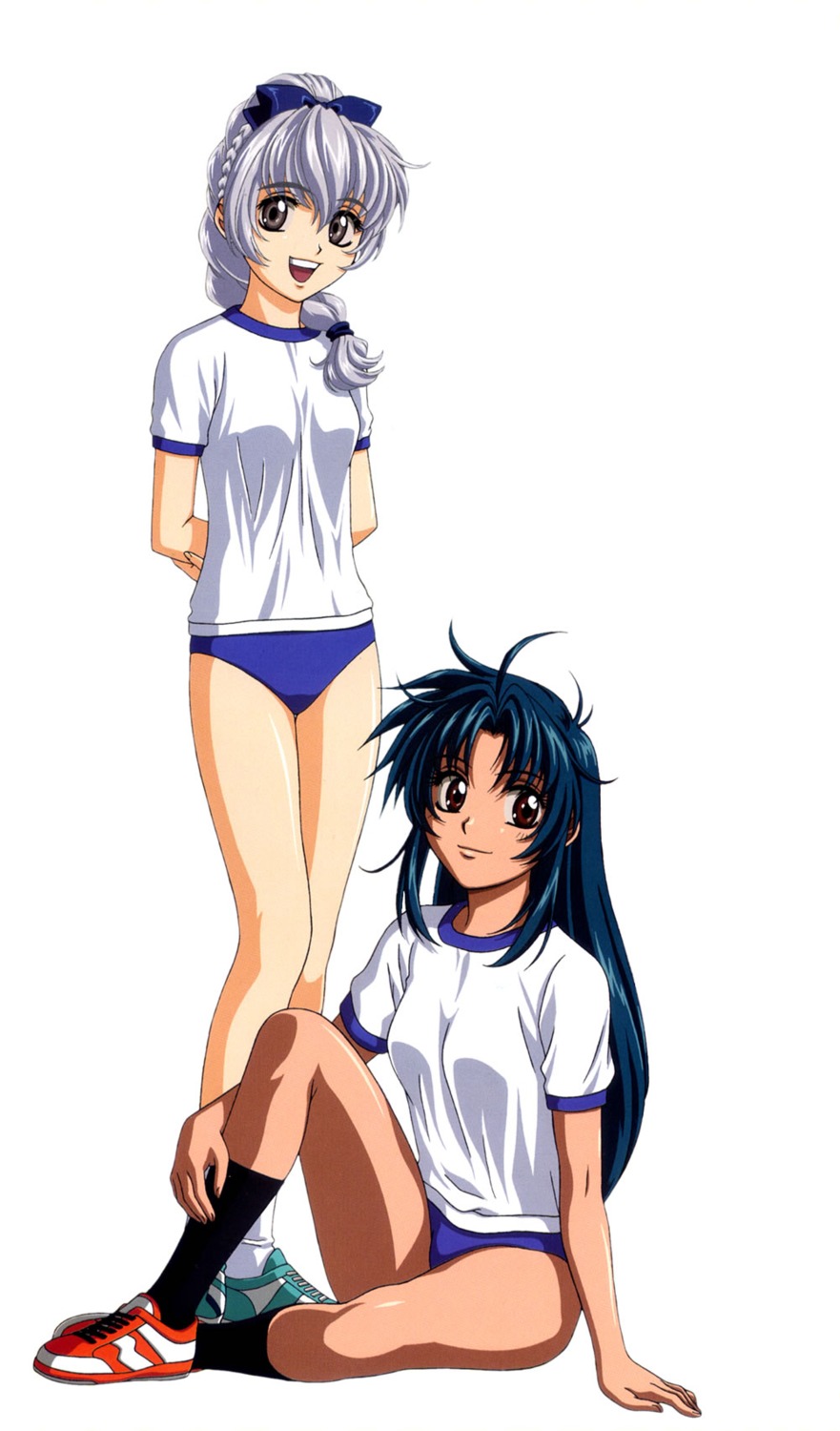 chidori_kaname full_metal_panic gym_uniform teletha_testarossa