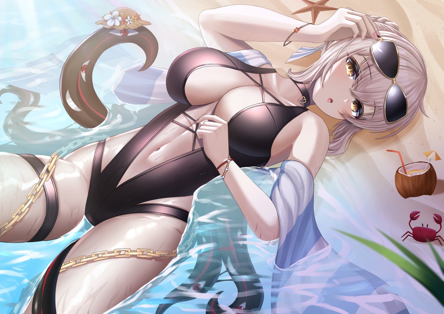 counter:side megane ssb_(nit8921) swimsuits tentacles wet