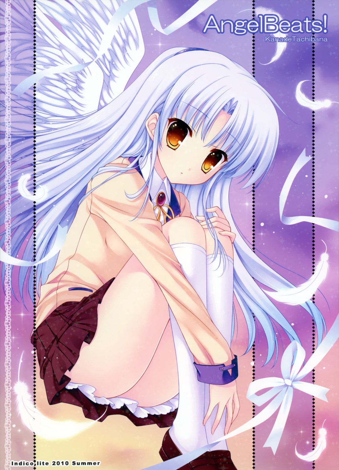 angel_beats! indico_lite mitha seifuku tachibana_kanade wings