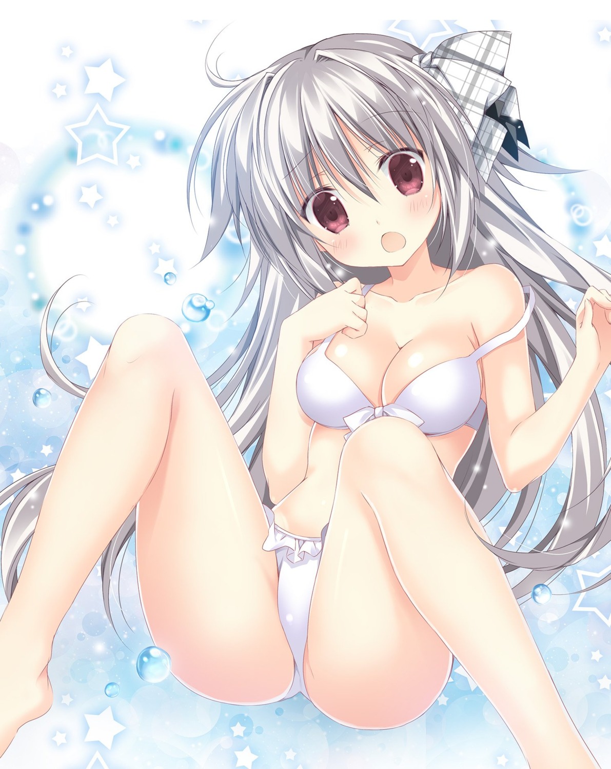 bikini iris_freyja juuoumujin_no_fafnir korie_riko swimsuits wardrobe_malfunction