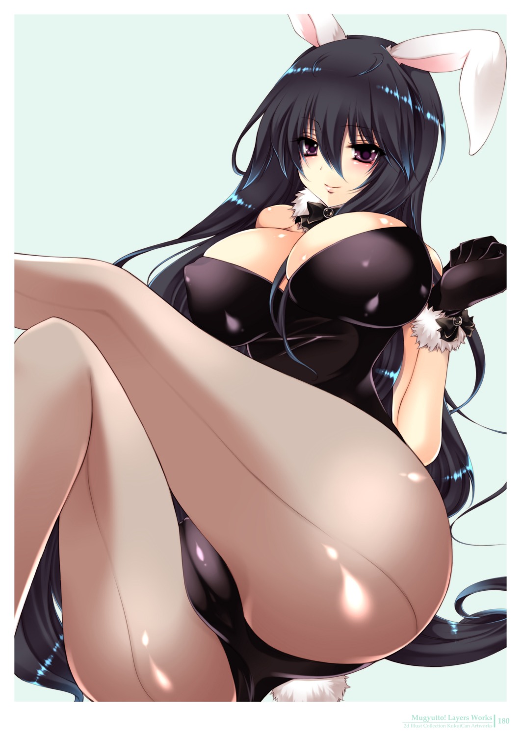 animal_ears ass bunny_ears bunny_girl cameltoe cleavage erect_nipples kukui_can pantyhose tail