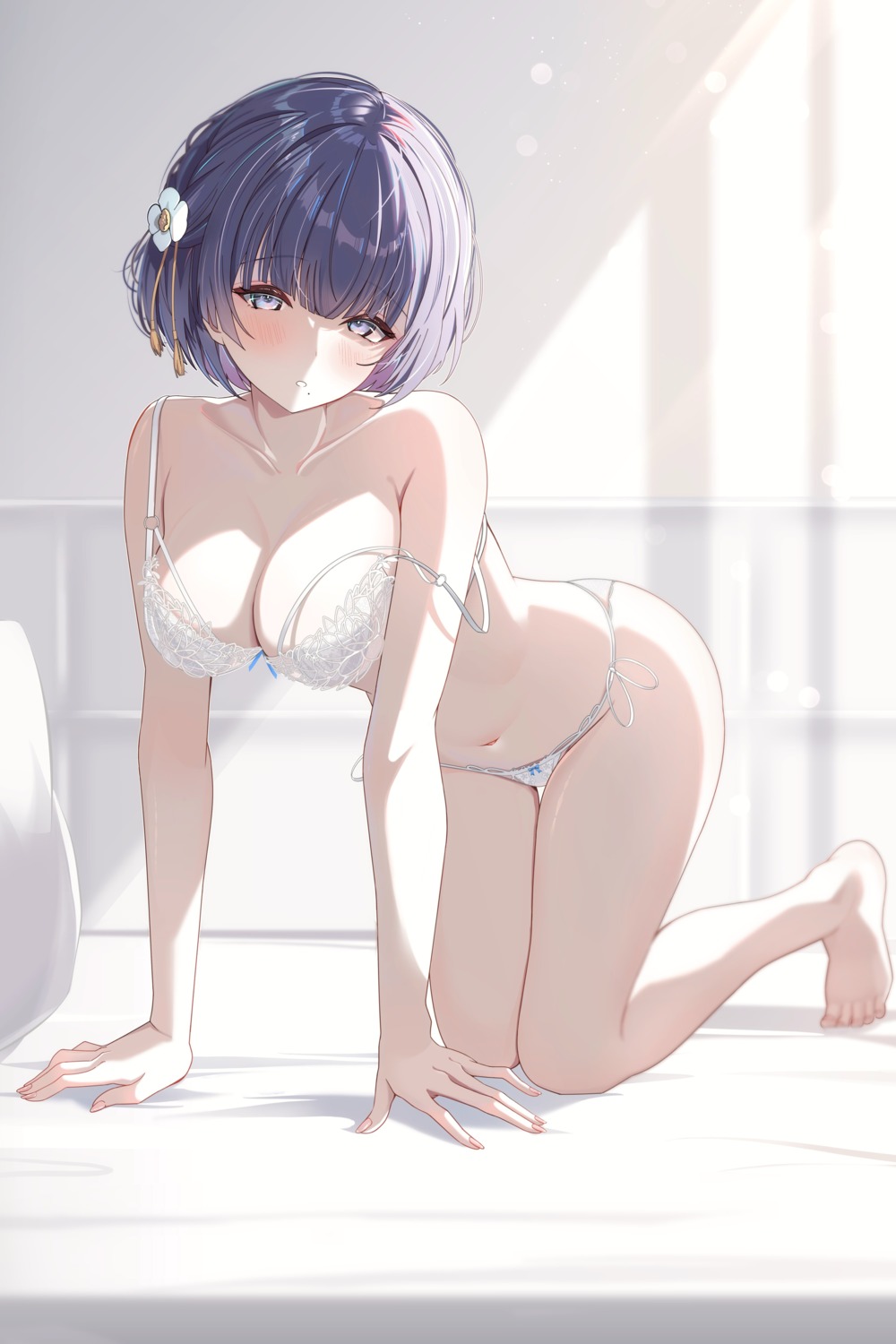 bra gakuen_idolm@ster hataya_misuzu lingerie pantsu sikimosh string_panties the_idolm@ster