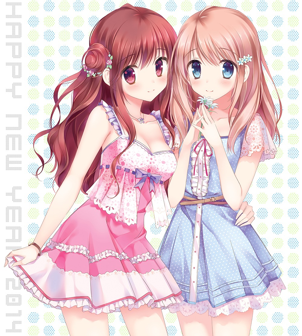 dress kimishima_ao momoi_saki shirayuri_riko