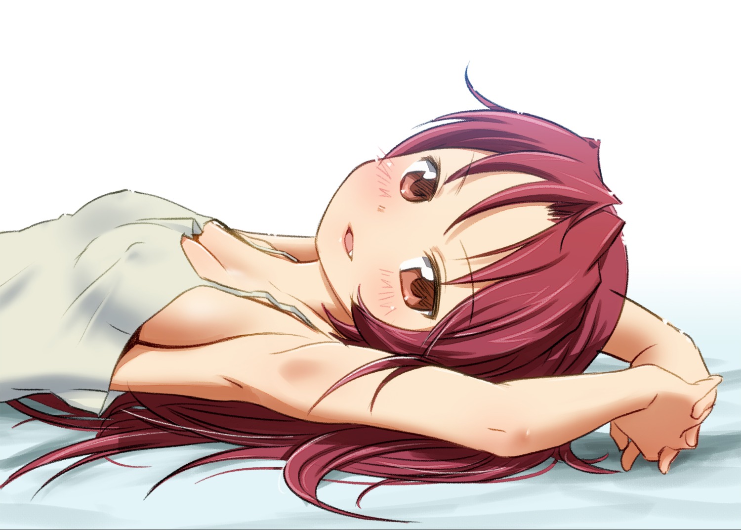 cleavage erect_nipples puella_magi_madoka_magica sakura_kyouko sat-c