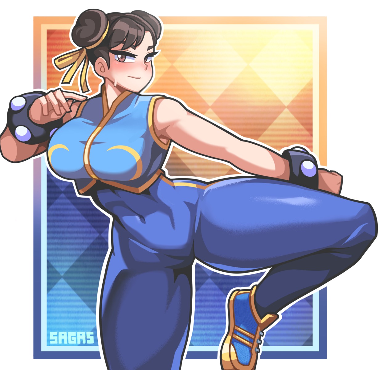 asian_clothes bodysuit chun_li sagas293 street_fighter