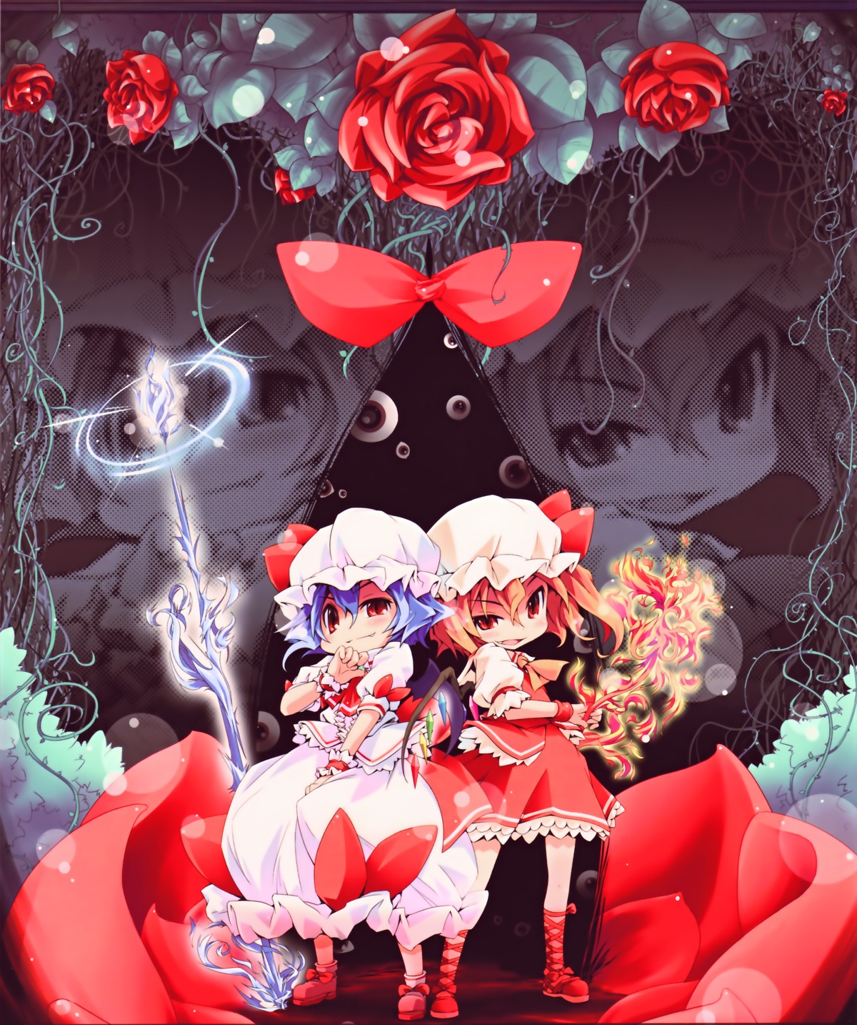 flandre_scarlet ham remilia_scarlet touhou