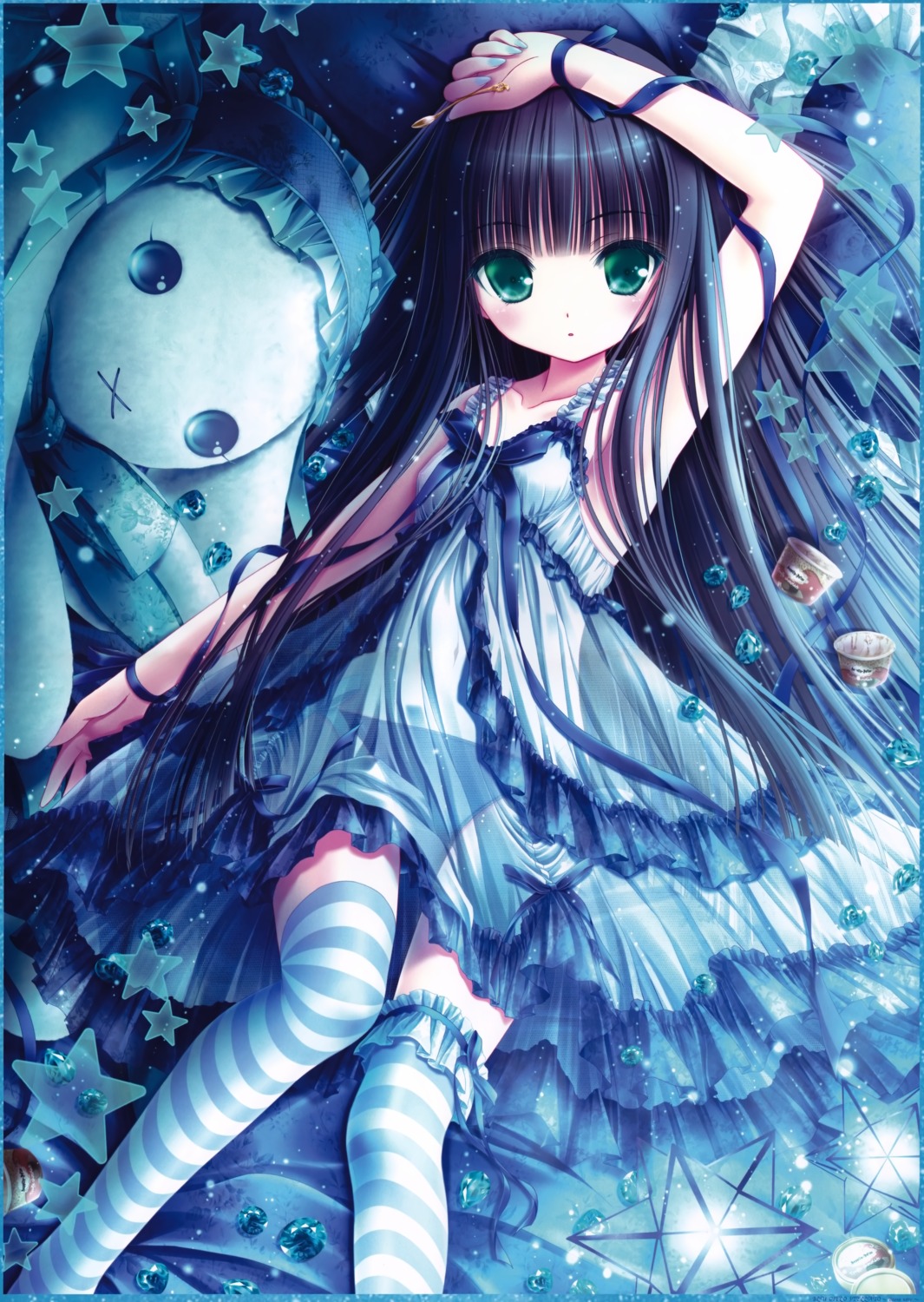 blucielo dress fixed loli nipples pantsu see_through stockings thighhighs tinkerbell tinkle